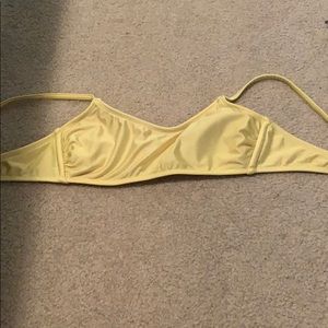 Yellow bikini top